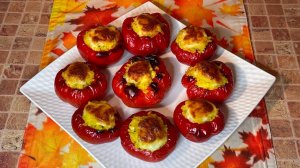 Фаршированные перцы по-итальянски, очень вкусный и простой рецепт фаршированного перца по-новому