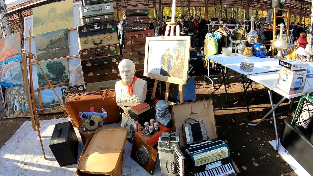 Поход на барахолку Санкт-Петербурга. Блошиный рынок на Удельной от 01.06.19г.- ч.1 / Уделка