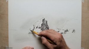 Урок рисования скал