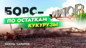 БОРС-9 по кукурузе сразу после уборки