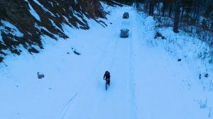 Зимний подъезд к Манаграду (вечерело)