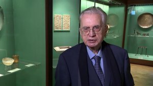 Директор Государственного Эрмитажа Михаил Пиотровский принимает поздравления с 80-летием