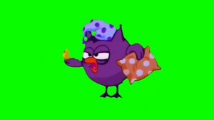 Футаж Совунья из Смешариков /на зелёном фоне/хромакей