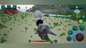 Онлайн динозавры Т-рекс, ИГРАЮ за ТРИЦЕРАТОПСА😱