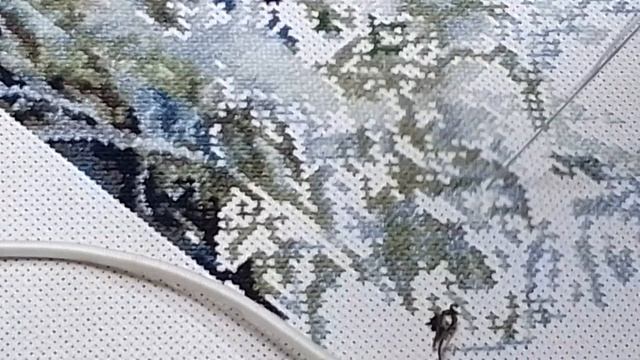 Вышивка крестом. При обзоре забыл рассказать про нитки. С чем едят, ой, где висят. смотреть онлайн