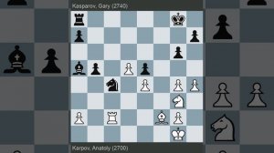 FIDE World Championship 1987 | Karpov vs Kasparov | Round 11