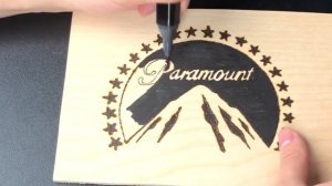 Movie Studios Logo Wood Burning Art - Warner Bros, Dream Works, Paramount, Universal Pictures