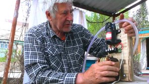 Насос из Китая Демонстрация работы