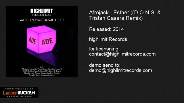 Afrojack - Esther (D.O.N.S. & Tristan Casara Remix) смотреть онлайн