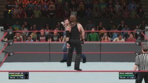 Dean Ambrose vs Undertaker wwe 2k18