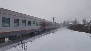 Тепловоз ТЭП70 - 0133 с пассажирским поездом Санкт-Петербург - Уфа
