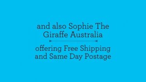 Sophie The Giraffe Australia  Sophie Giraffe Australia Free Shipping  Sophie the Giraffe  Sophie Gi