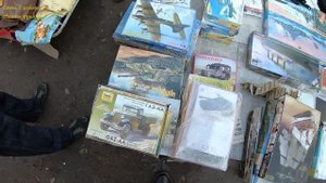 МОДЕЛЬ Камаз СССР из жести - 6000р (как новый). Поход на барахолку Санкт-Петербурга от 13.10.18г.