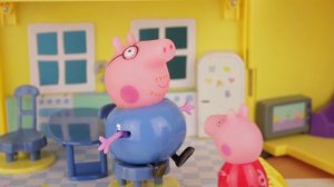Свинка Пеппа Папа Свин закалдован Ведьмой мама Свинка работает мультик для детей