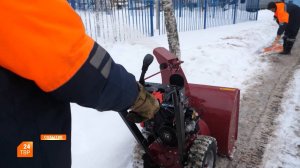 Снегопад в Сергиевом Посаде