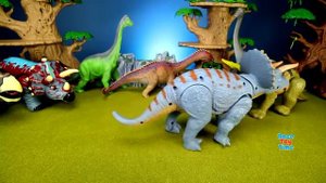 Dinosaur Triceratops T rex Spinosaurus Light and Sound Fun Adventure Toys For Kids