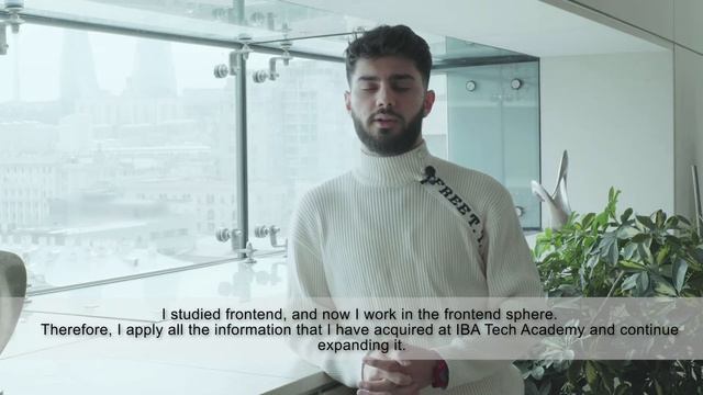IBA Tech Academy - Məzunumuz Fatih Hadisov uğur hekayəsini bölüşür.