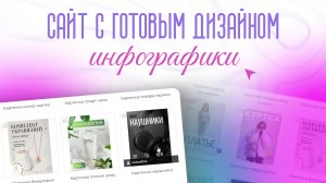 Обзор сайта с готовой инфографикой