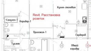 Revit. Расстановка розеток