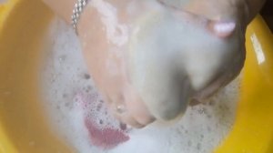 ASMR. SQUEEZING THE SPONGE. RINSING/ СЖИМАНИЕ, ПОЛОСКАНИЕ ГУБОК/スポンジの絞りとすすぎ