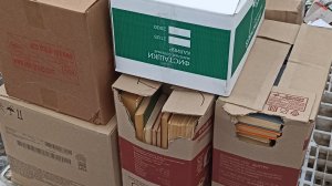 Посылка с книгами из Питера. Распаковка