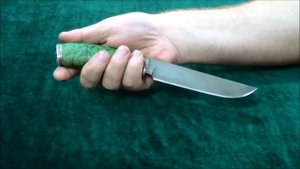 Булатный нож 072, И.Пампуха (нержавеющий булат)