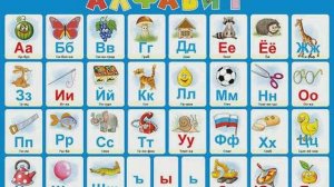 учим алфавит для детей азбука