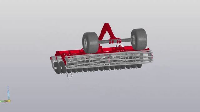 Прицепная дисковая борона смотреть онлайн