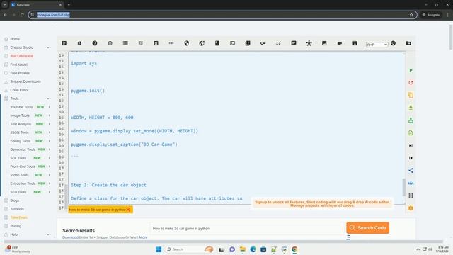 How to make 3d car game in python - смотреть видео онлайн от «Animal ...