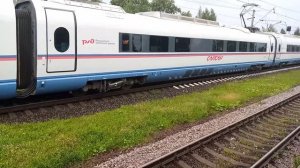 Двойной Высокоскоростной Электропоезд Сапсан эвс1-15+эвс2-01 Следует с резервом Славянка