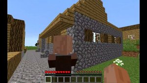 Minecraft. Деревня на выживании