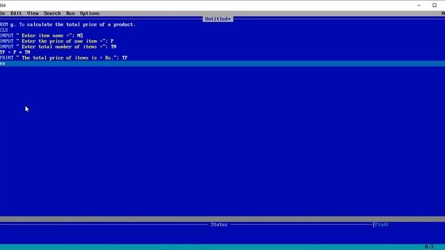 basic q basic programs and programming concepts.