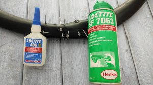 КАК БЫСТРО ЗАКЛЕИТЬ ВЕЛОСИПЕДНУЮ ШИНУ, ЭКСТРЕННЫЙ РЕМОНТ ШИНЫ, LOCTITE 406, LOCTITE 7063
