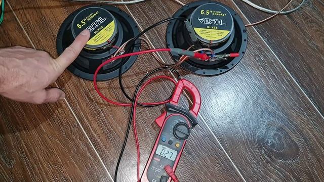 Как подключить коаксиальные динамики параллельно и последовательно, замер сопротивления смотреть онлайн