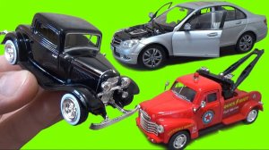 Обзор МОДЕЛЕЙ с барахолки. Mercedes-Benz C-Class 1/18 и другие (19.08.18г.)