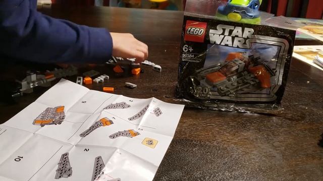 Lego Star Wars 30384 Snowspeeder Speed Build смотреть онлайн