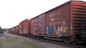 Norfolk Southern 361 Southbound Manifest Freight Train in Austell,Ga 09-18-2013© HD