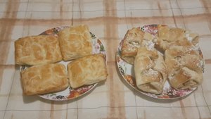 Выпечка из слоеного дрожжевого теста по домашнему