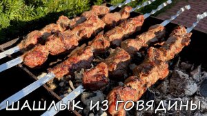 ШАШЛЫК ИЗ ГОВЯДИНЫ - КАК ПОЖАРИТЬ НЕЖНЫЙ И СОЧНЫЙ ШАШЛЫК ИЗ ГОВЯДИНЫ, ЛУЧШИЙ МАРИНАД!