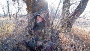 Охота на ворон с заячьим манком