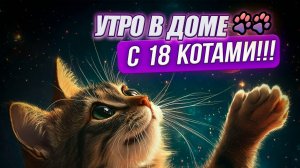 "Утренний Кошачий Переполох: 18 Хвостатых Будильников! 🐱⏰