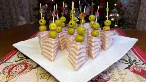 Канапе на Праздничный Стол. Самая простая и вкусная идея для Новогоднего Стола 2025
