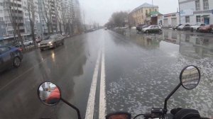 Мопед JT50 поприветствовать мотобрата всегда хороший тон