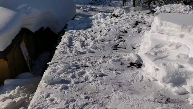 Много снега в пригородах пригородов Нижнего Новгорода