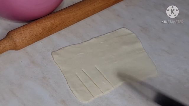 Навинка! Самса цветок. Самса из слоёного тесто. Быстро и очень вкусно.
