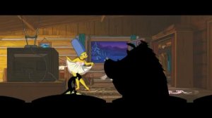 Timon and Pumbaa Interrupt 6 The Simpsons Movie