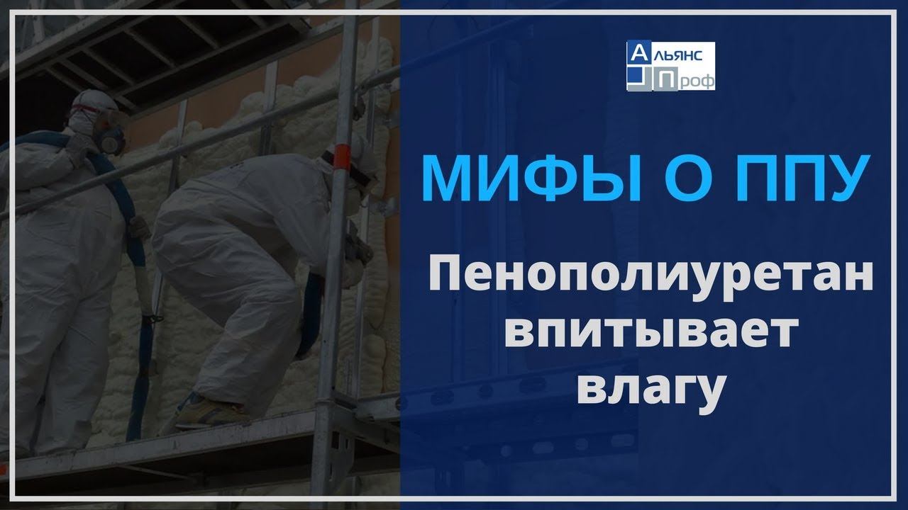 Мифы и правда о ппу. Пенополиуретан впитывает влагу. Тermoizol-ppu. Альянс Проф.