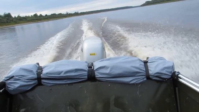 Лодочный мотор Хонда 30. Казанка 5м3. Тест гребных винтов. смотреть онлайн
