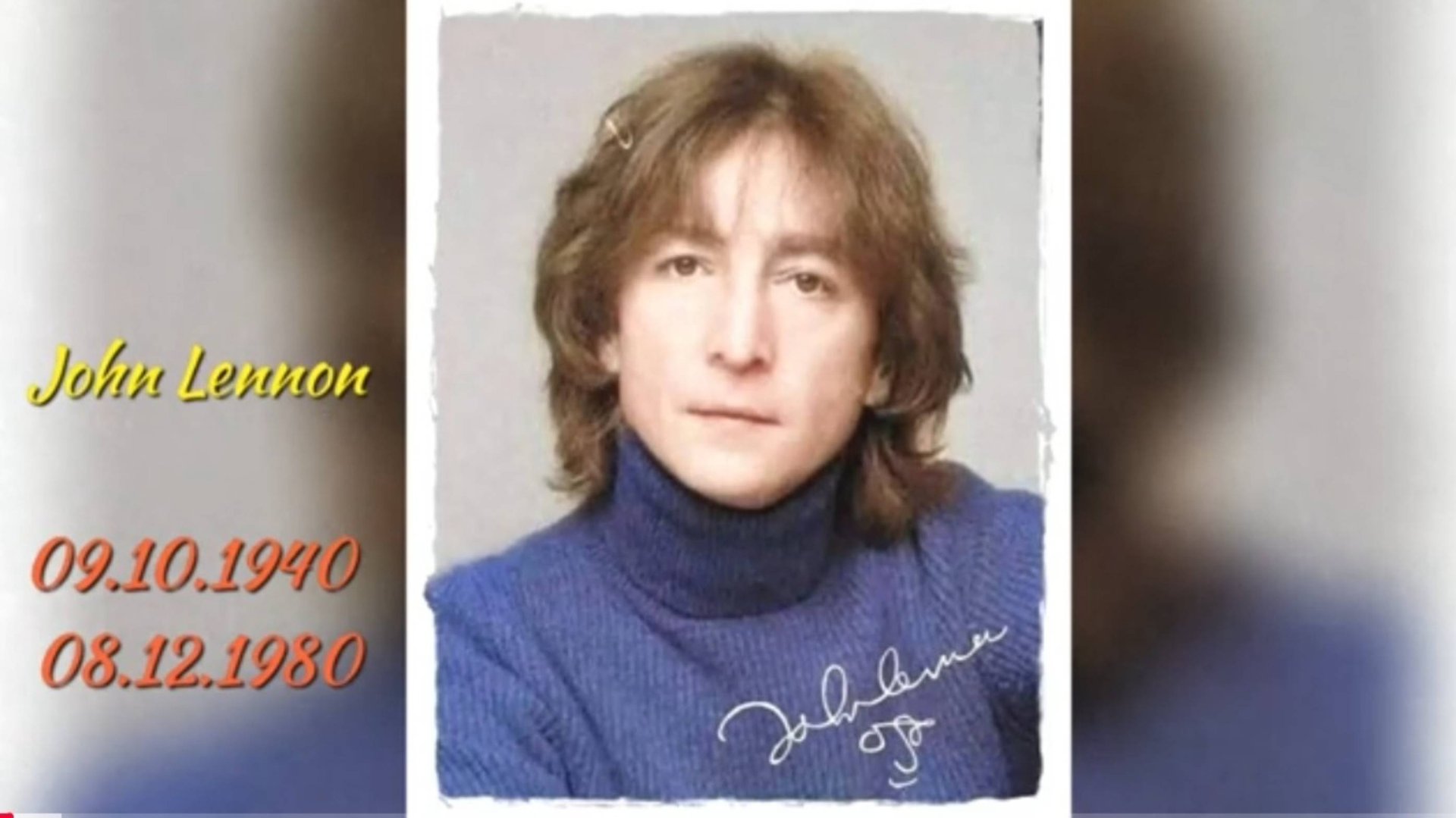 John Lennon 09.10.1940 - 08.12.1980 Британский рок-музыкант  участник группы- The Beatles