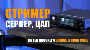 Стример, сервер, ЦАП, усилитель для наушников и предусилитель Mytek Brooklyn Bridge II Roon Core